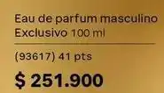 Natura Exclusivo - eau de parfum masculino oferta