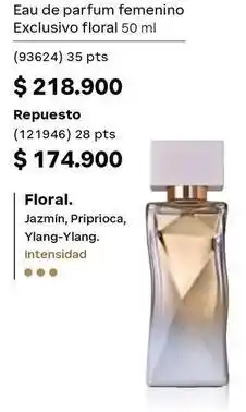 Natura Exclusivo - eau de parfum femenino floral 50 ml oferta