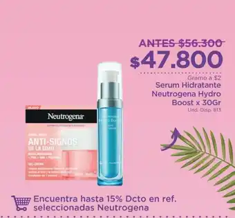 FarmaTodo Serum Hidratante Neutrogena Hydro Boost x 30gr oferta
