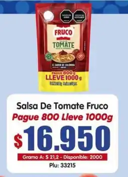 Surtifamiliar Salsa De Tomate Fruco oferta