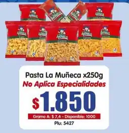 Surtifamiliar Pasta La Muñeca oferta
