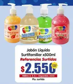 Surtifamiliar Surtifamiliar jabón líquido oferta