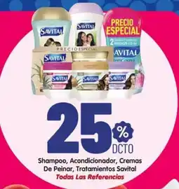 Surtifamiliar Savital Shampoo, Acondicionador, Cremas De Peinar, Tratamientos Savital oferta