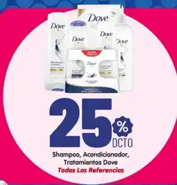 Surtifamiliar Dove Shampoo, Acondicionador, Tratamientos Dove oferta