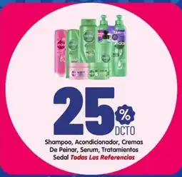 Surtifamiliar Sedal Shampoo, Acondicionador, cremas de peinar, serum, tratamientos oferta