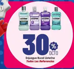 Surtifamiliar Enjuague Bucal Listerine oferta