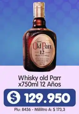 Surtifamiliar Whisky old Parr oferta