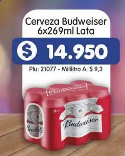 Surtifamiliar Cerveza Budweiser oferta