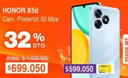 Alkosto Honor - x5d cam. posterior 50 mpx oferta