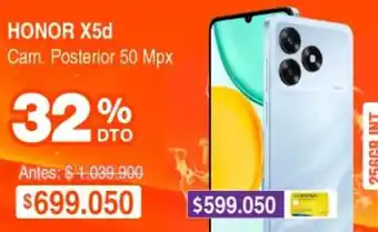 Honor - x5d cam. posterior 50 mpx