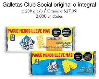 Galletas Club Social original o integral