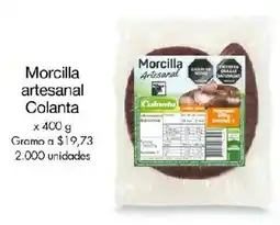 Metro Colanta morcilla artesanal oferta