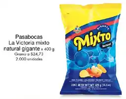 Metro La Victoria mixto natural gigante oferta