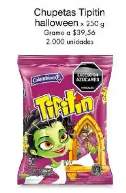 Metro Colombina Chupetas Tipitín halloween oferta