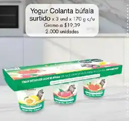 Metro Yogur Colanta búfala oferta