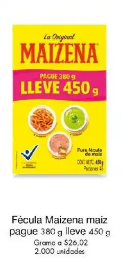 Metro Maizena fécula maíz oferta