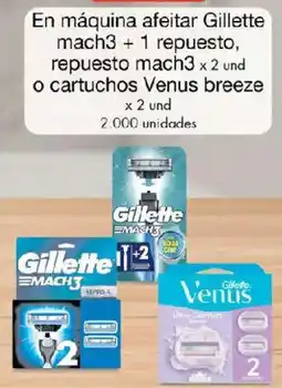 Metro Gillette mach3 oferta