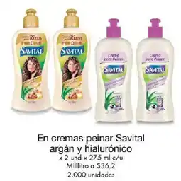 Metro Savital en cremas peinar oferta