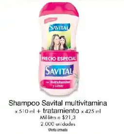 Metro Shampoo Savital multivitamina oferta