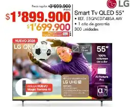 Metro LG Smart Tv QLED 55" oferta