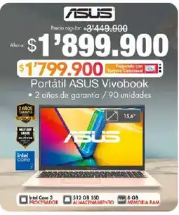 Metro Asus portátil asus vivobook oferta