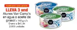 Metro Atunes Van Camp's en agua o aceite de girasol oferta