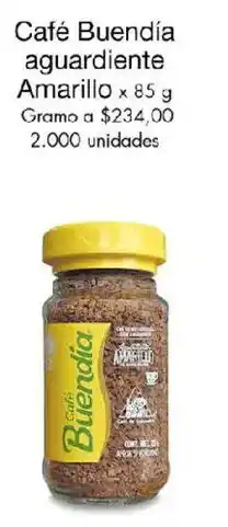 Metro Café Buendía aguardiente Amarillo oferta