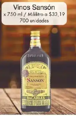 Metro Vinos Sansón oferta