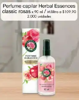Metro Herbal Essences perfume duradero classic rosas oferta