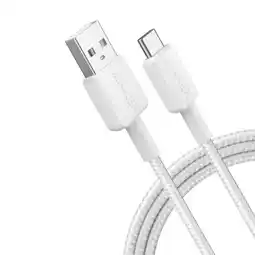 Falabella Cable 322 PowerLine USB-A a USB-C 1.8m Blanco oferta
