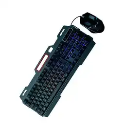 Falabella Combo Gamer USB Retroiluminado Teclado Mouse Soporte Celular oferta
