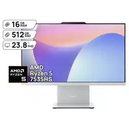 Falabella COMPUTADOR TODO EN UNO AIO IC 24ARR9 RYZEN 5 7535HS 16GB 512GB 24 LI oferta