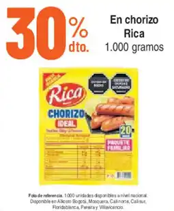 Alkosto Rica chorizo ideal oferta
