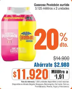 Alkosto Postobón Colombiana oferta