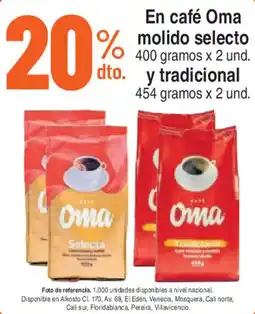 Alkosto Café Oma oferta