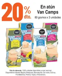 Alkosto Van Camps en atún oferta