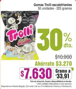 Alkosto Gomas Trolli escalofriantes oferta