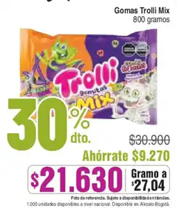 Alkosto Gomas Trolli Mix oferta