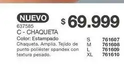 Carmel Textura - 637585 c - chaqueta oferta