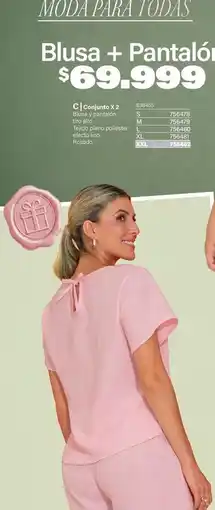 Loguin Blusa + pantalón oferta