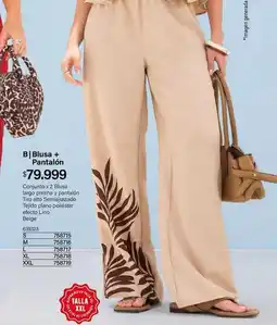 Loguin B| blusa + pantalón oferta
