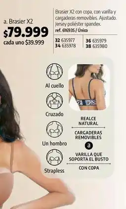 Loguin Brasier x2 con copa oferta