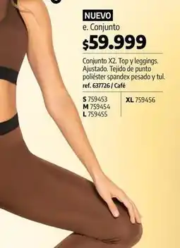 Loguin Conjunto x2. top y leggings oferta