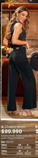 Leonisa Xs - chaleco denim oferta