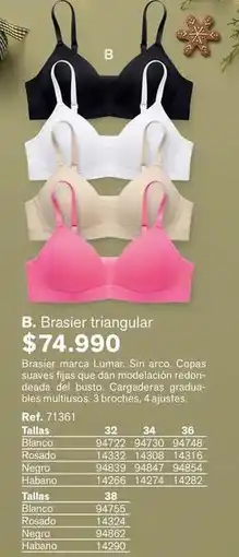 Leonisa Arco - brasier triangular oferta