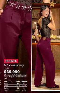 Leonisa Xs - camiseta manga corta oferta
