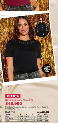 Leonisa B. camiseta manga corta oferta