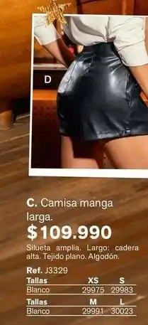 Leonisa Xs - camisa manga larga oferta