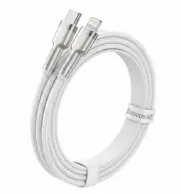 Falabella Cable Premium Tipo C a Lightning Trenzado 2m Blanco oferta