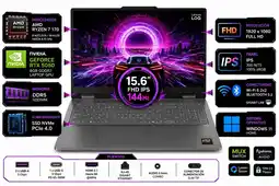 Falabella Portátil Gamer LOQ 15ARP11 AMD Ryzen 7 170 RAM 64GB SSD 1 TB RTX 5050 8 GB 144Hz oferta